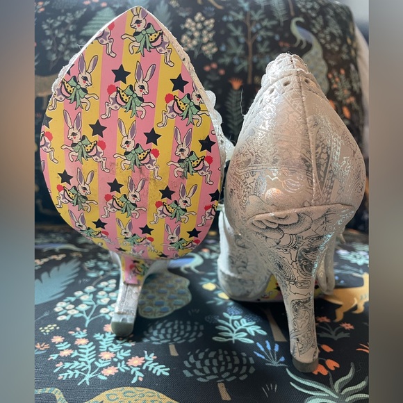 Irregular Choice Cortesan Floral Heels size 5.5 - Picture 4 of 7